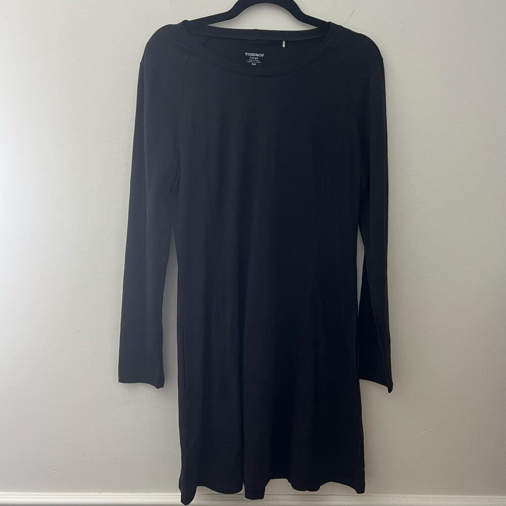 Toad&Co Black Mini Dress